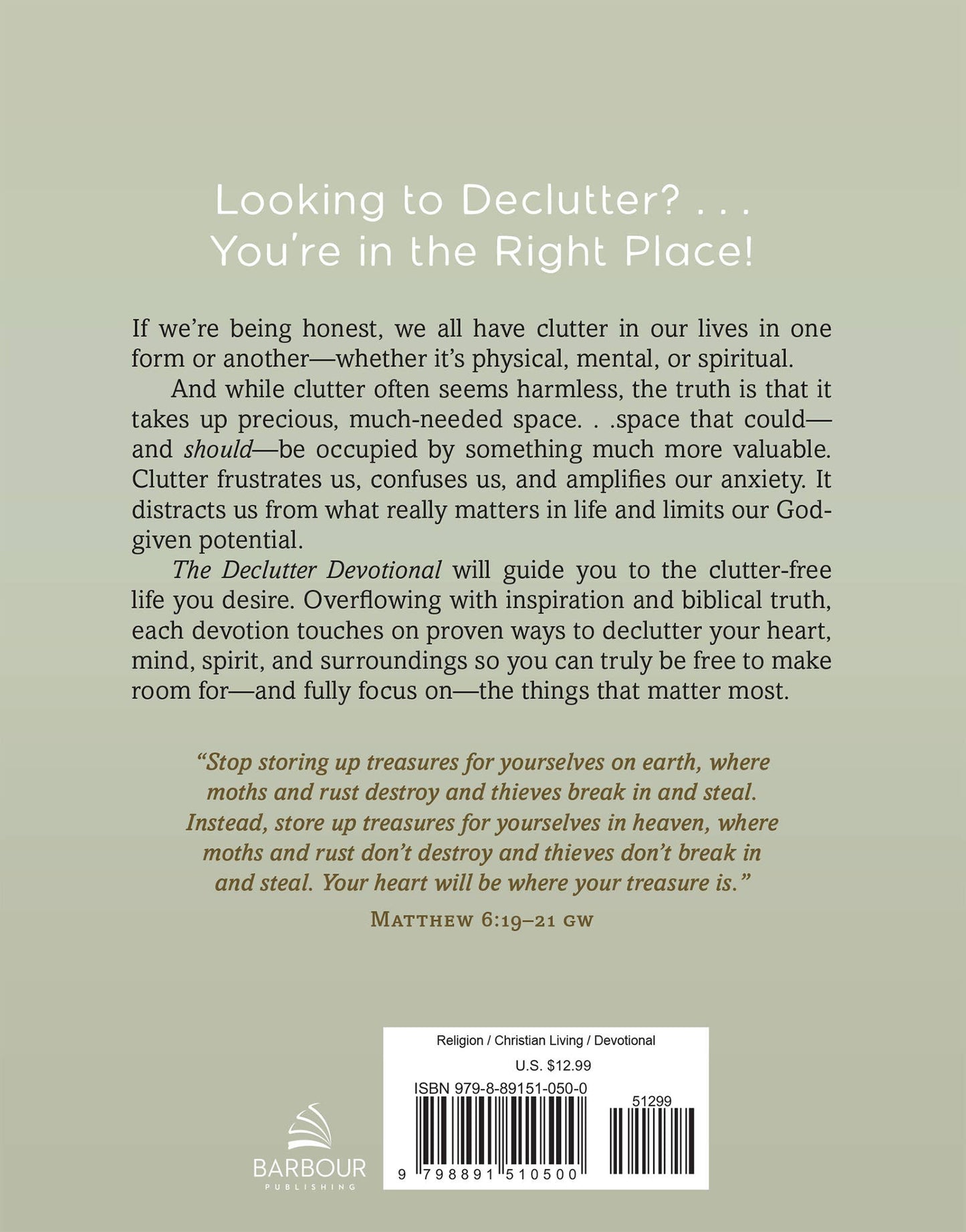 The Declutter Devotional