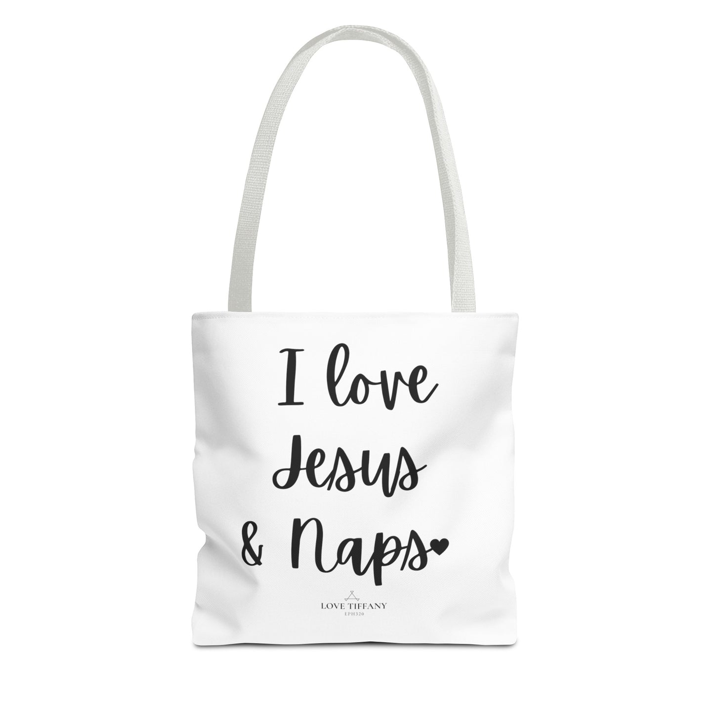 "I Love Jesus & Naps" Tote Bag | Jesus Collection by Love Tiffany
