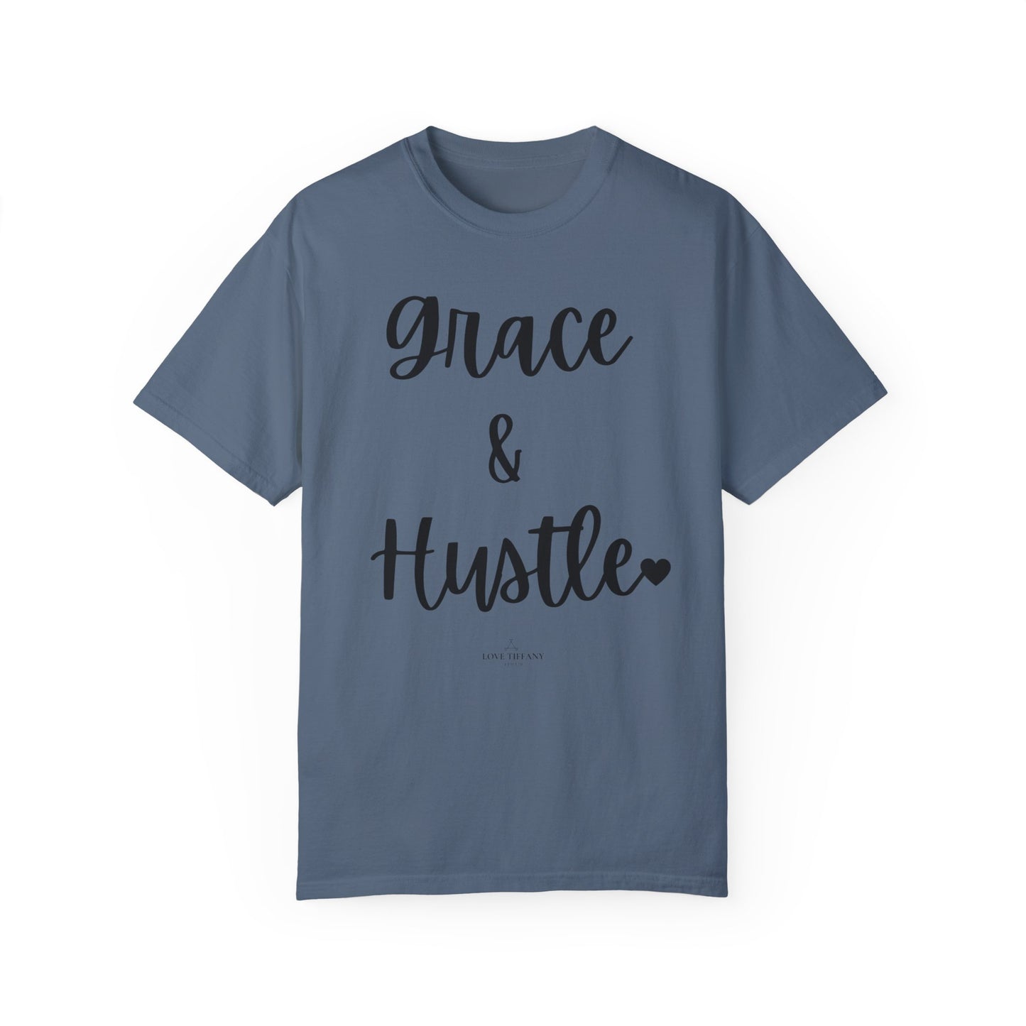 "Grace & Hustle" Ladies Comfort Colors T-Shirt | Jesus Collection by Love Tiffany