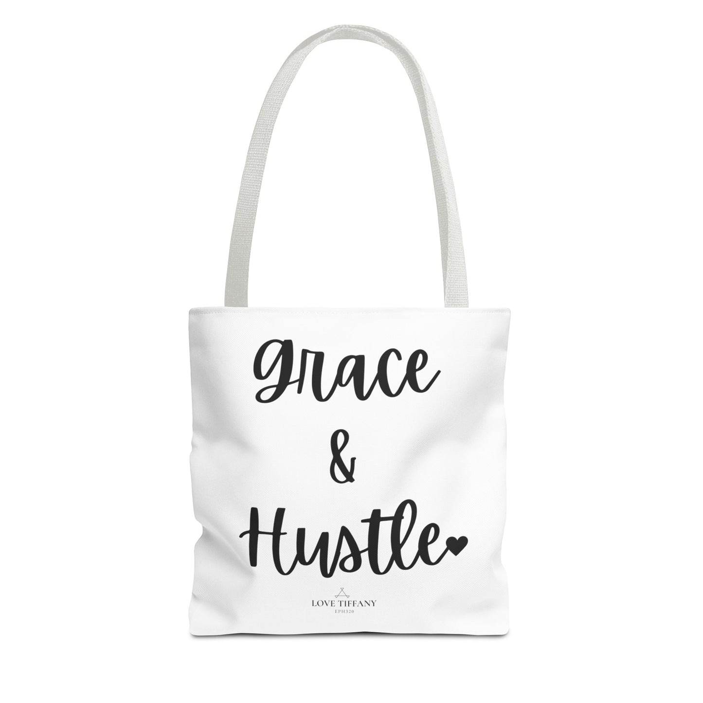 "Grace & Hustle" Tote Bag | Jesus Collection by Love Tiffany