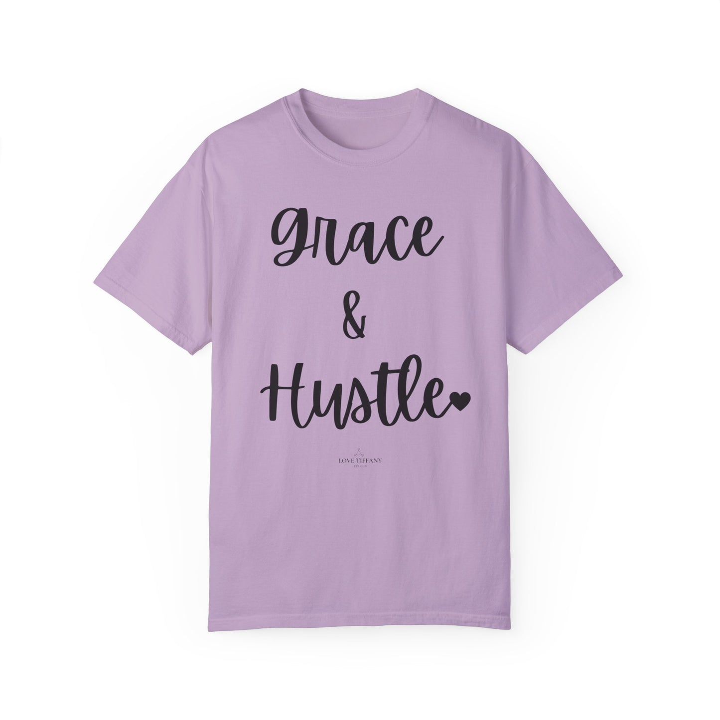 "Grace & Hustle" Ladies Comfort Colors T-Shirt | Jesus Collection by Love Tiffany