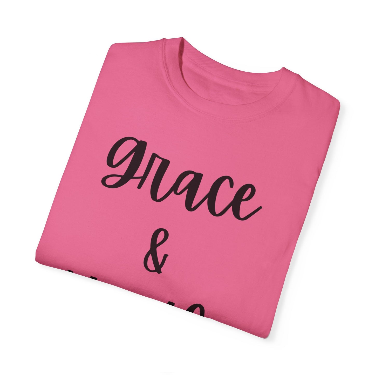 "Grace & Hustle" Ladies Comfort Colors T-Shirt | Jesus Collection by Love Tiffany