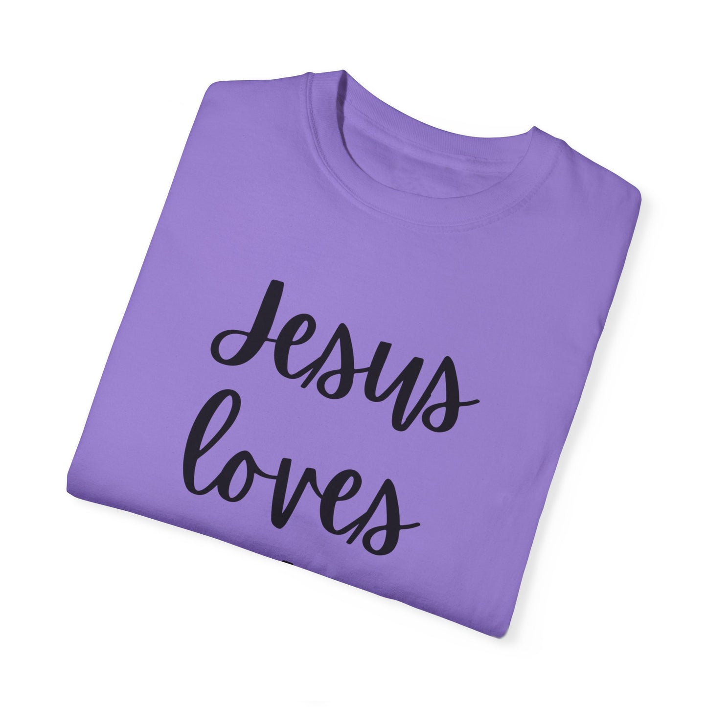 "Jesus Loves Lefties" Ladies Comfort Colors T-Shirt | Jesus Collection by Love Tiffany