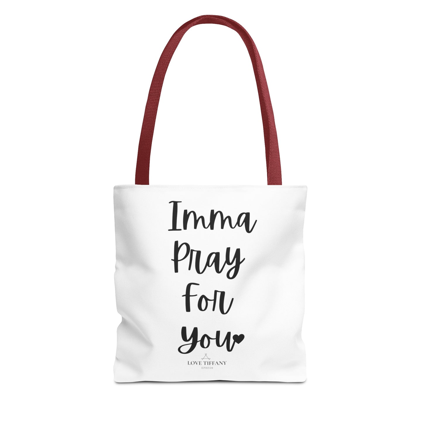 "Imma Pray for You" Tote Bag | Jesus Collection by Love Tiffany