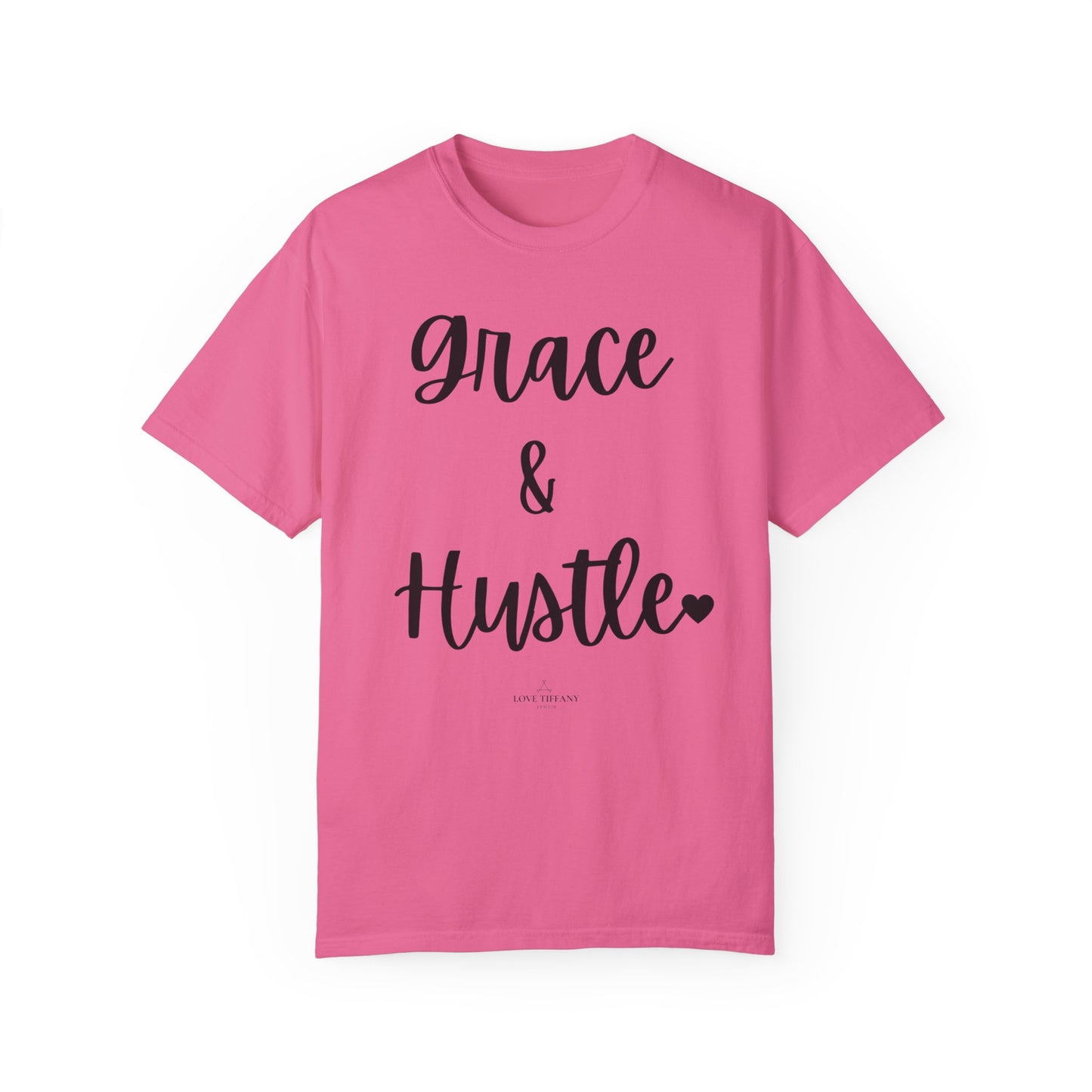 "Grace & Hustle" Ladies Comfort Colors T-Shirt | Jesus Collection by Love Tiffany