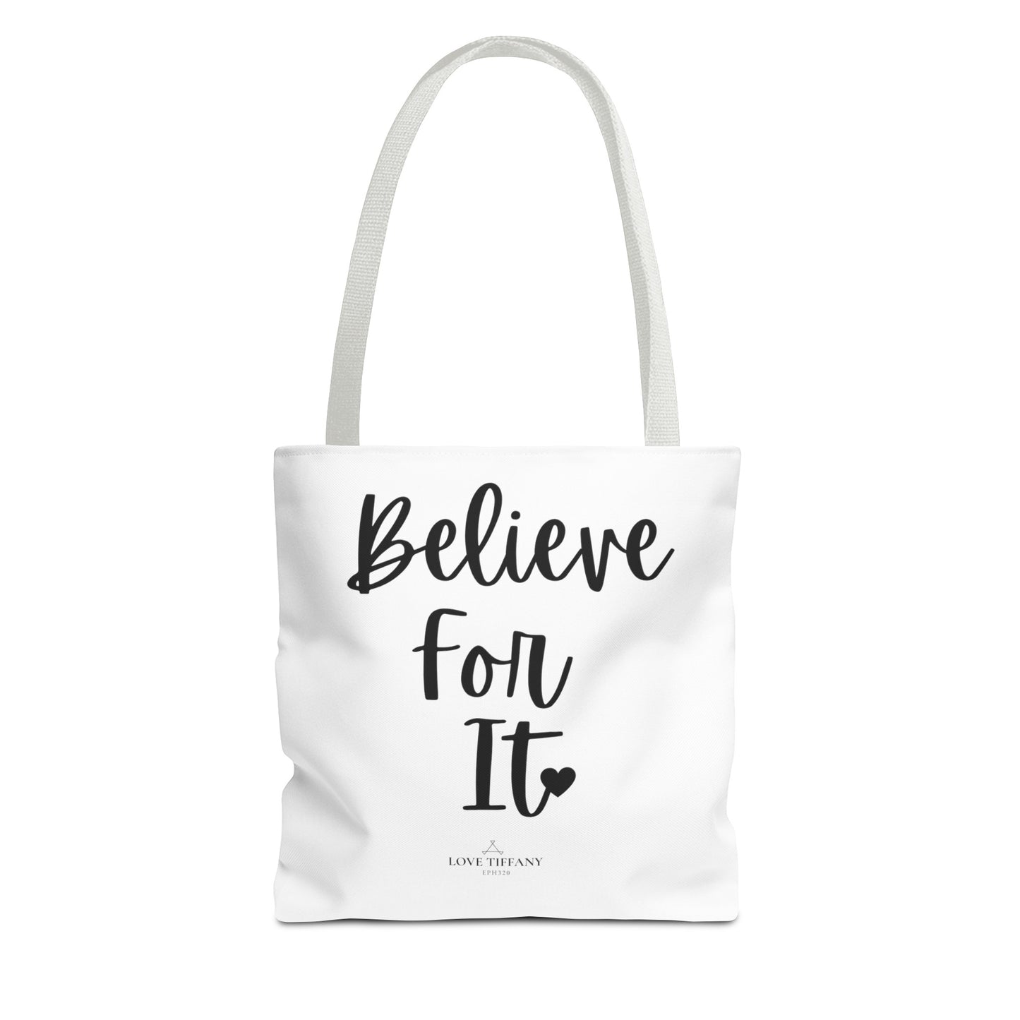 "Believe For It" Tote Bag | Jesus Collection by Love Tiffany