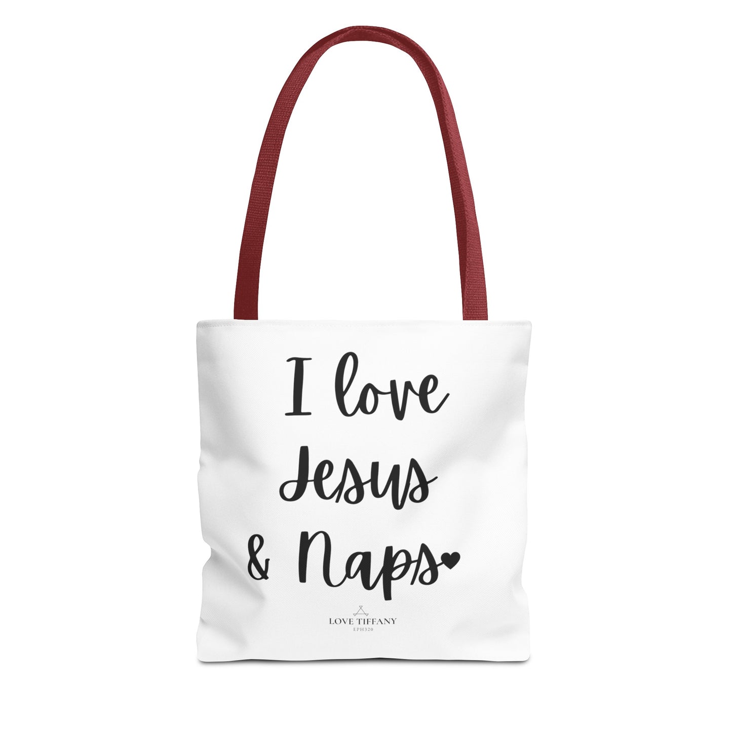 "I Love Jesus & Naps" Tote Bag | Jesus Collection by Love Tiffany