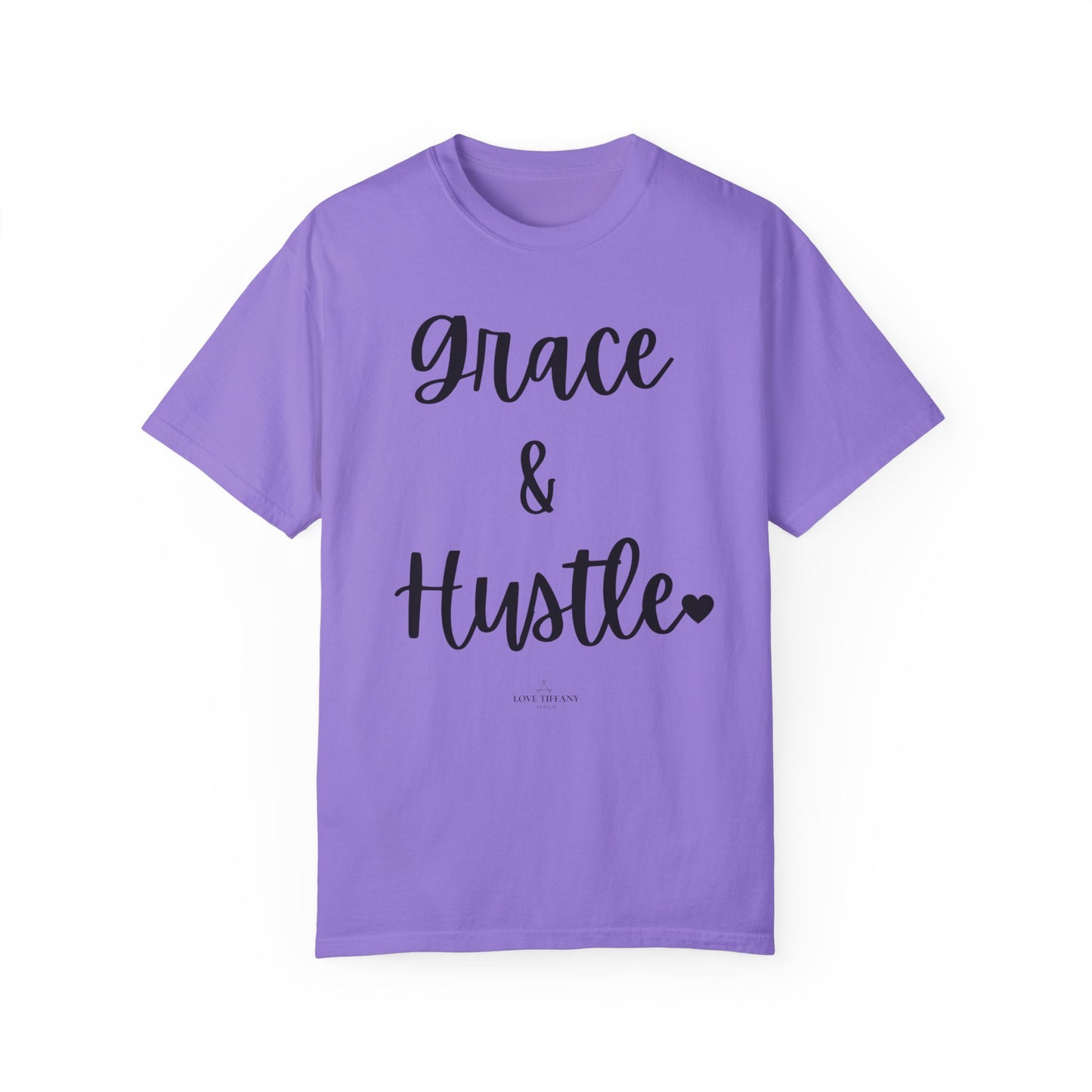 "Grace & Hustle" Ladies Comfort Colors T-Shirt | Jesus Collection by Love Tiffany