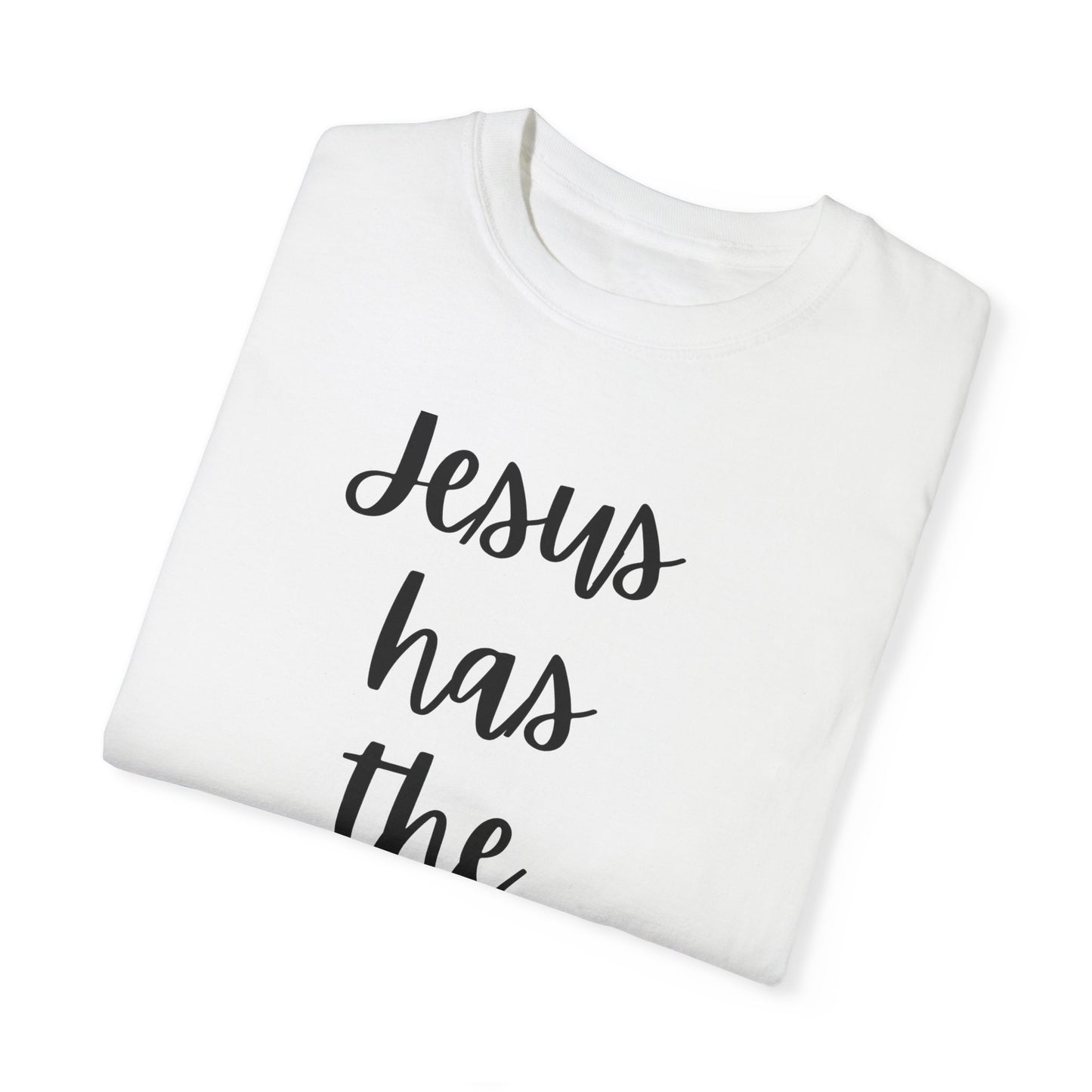 "Jesus Has The Wheel" Ladies Comfort Colors T-Shirt | Jesus Collection by Love Tiffany