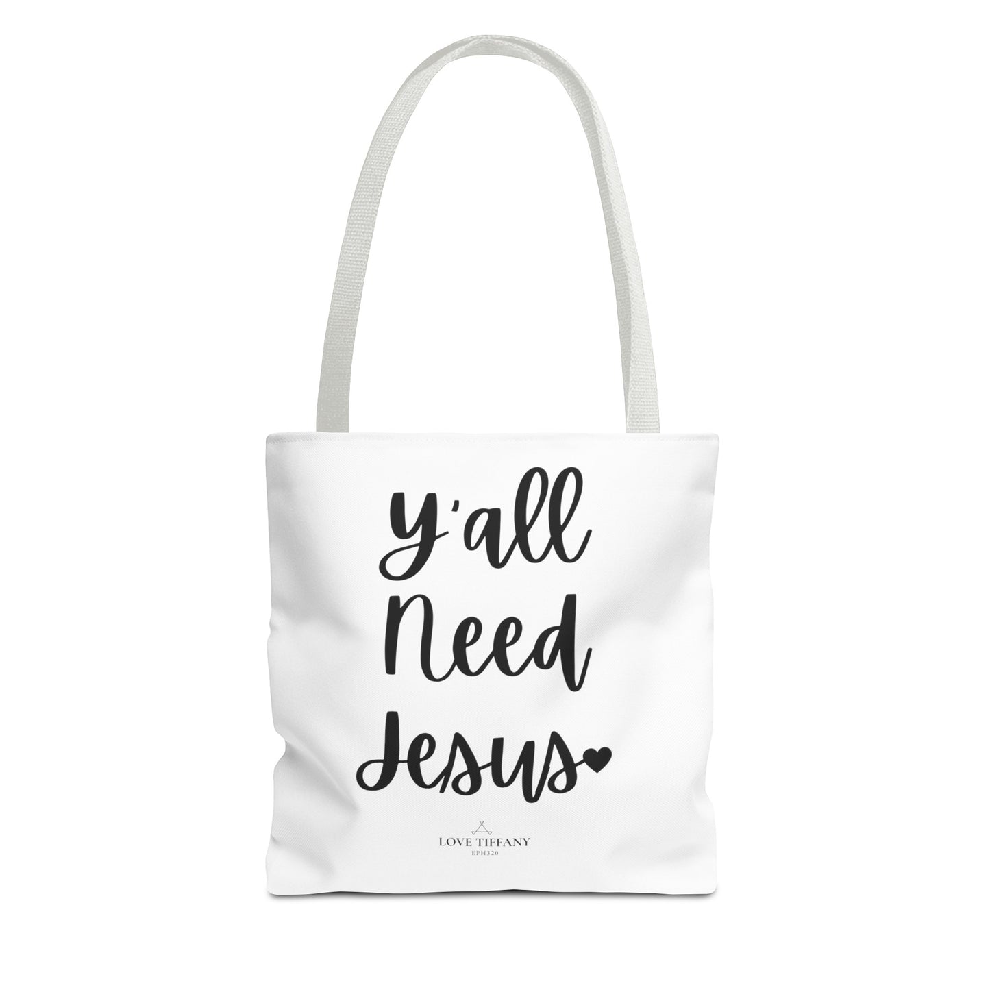 "Y'all Need Jesus" Tote Bag | Jesus Collection by Love Tiffany