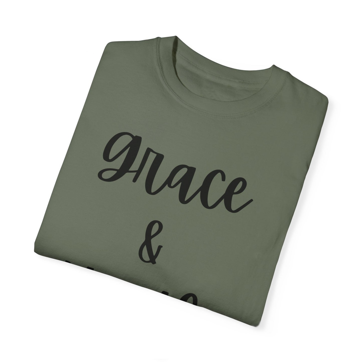 "Grace & Hustle" Ladies Comfort Colors T-Shirt | Jesus Collection by Love Tiffany
