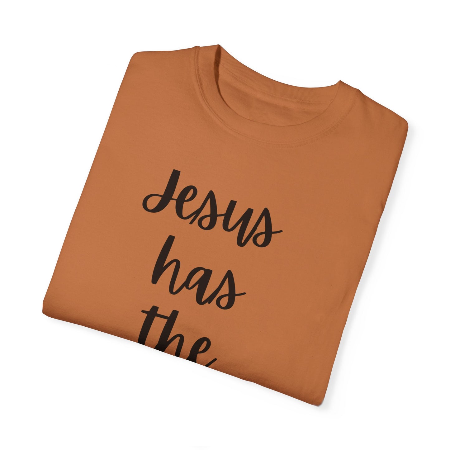 "Jesus Has The Wheel" Ladies Comfort Colors T-Shirt | Jesus Collection by Love Tiffany