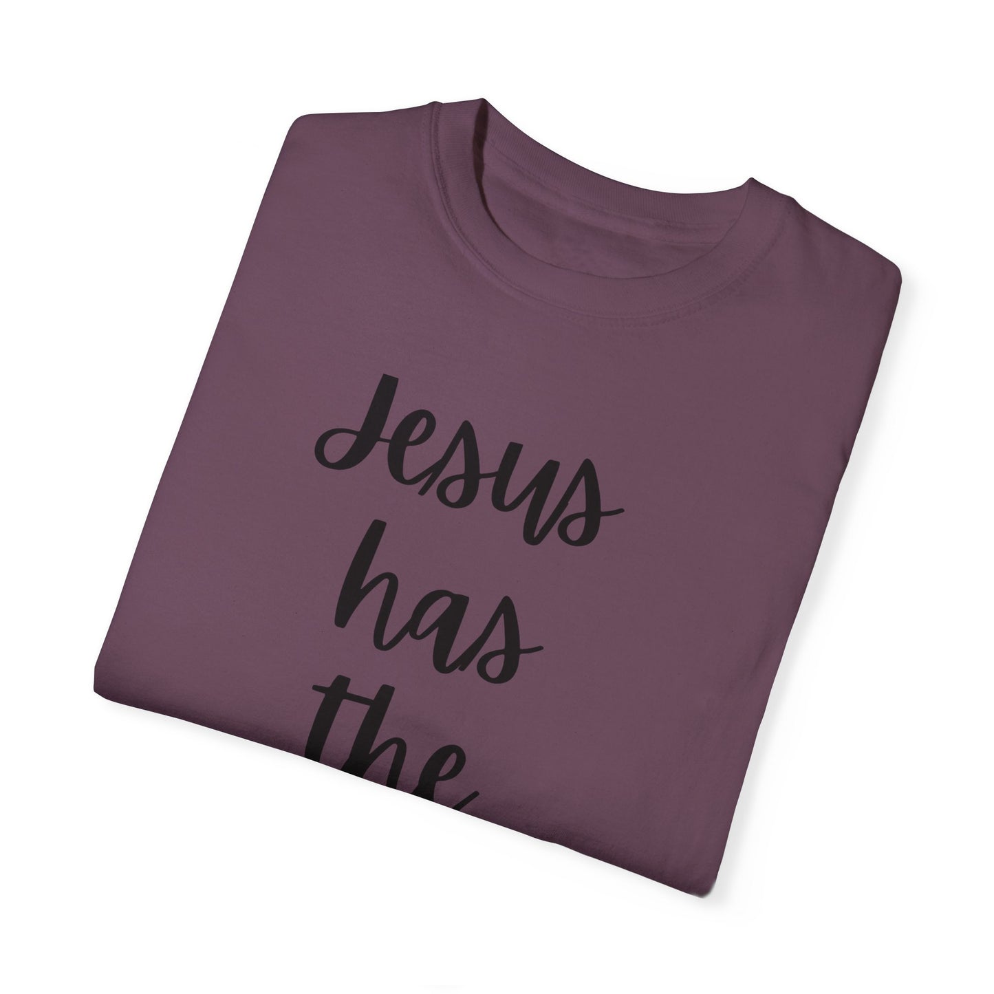 "Jesus Has The Wheel" Ladies Comfort Colors T-Shirt | Jesus Collection by Love Tiffany