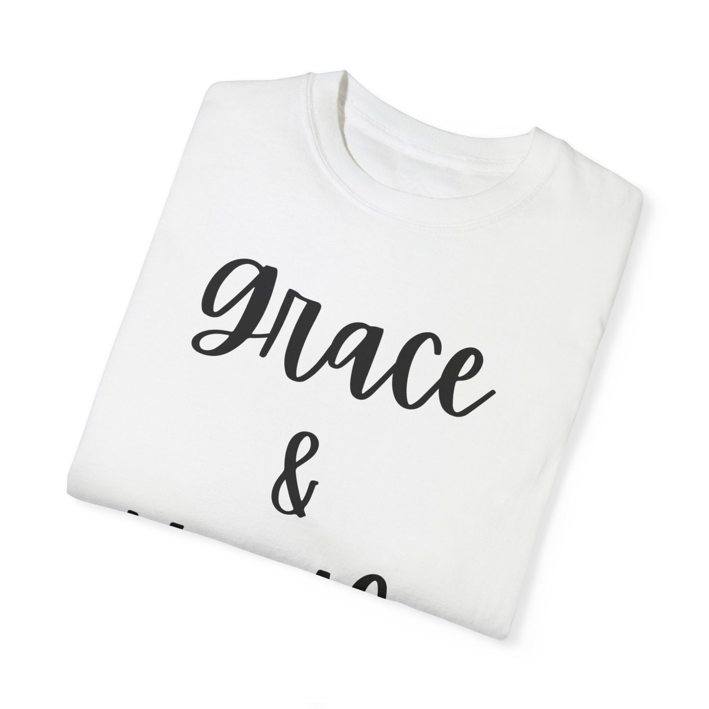 "Grace & Hustle" Ladies Comfort Colors T-Shirt | Jesus Collection by Love Tiffany