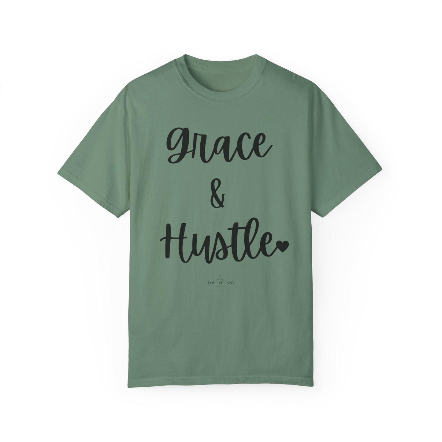 "Grace & Hustle" Ladies Comfort Colors T-Shirt | Jesus Collection by Love Tiffany