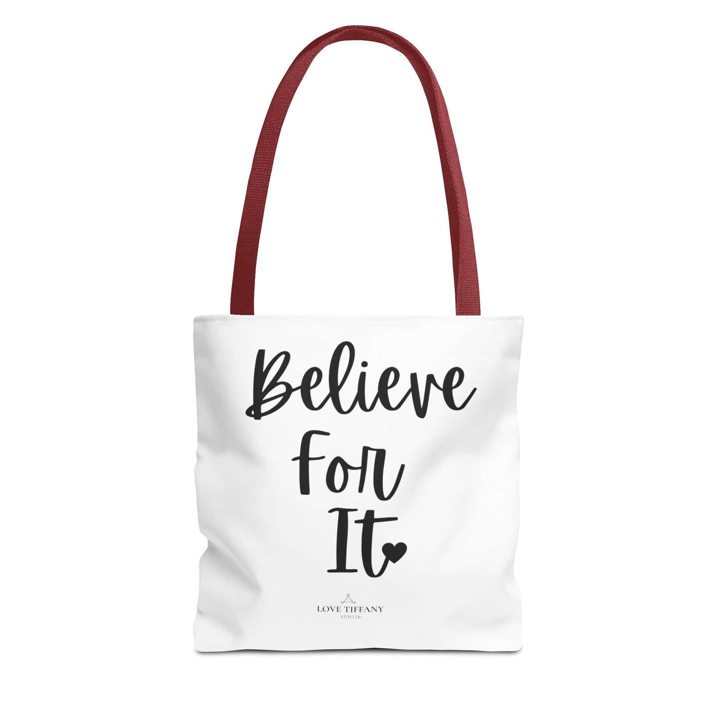 "Believe For It" Tote Bag | Jesus Collection by Love Tiffany