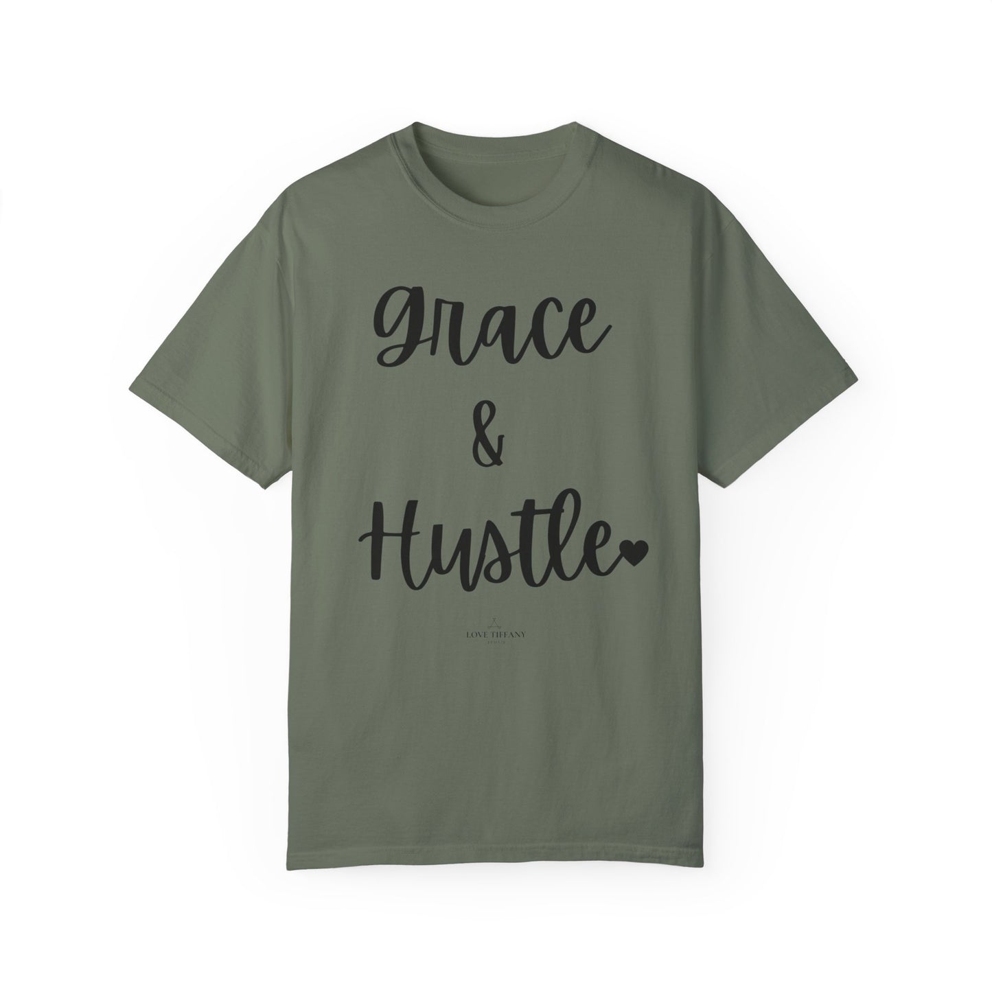 "Grace & Hustle" Ladies Comfort Colors T-Shirt | Jesus Collection by Love Tiffany