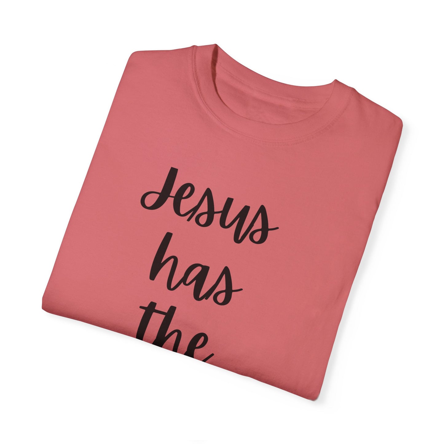 "Jesus Has The Wheel" Ladies Comfort Colors T-Shirt | Jesus Collection by Love Tiffany