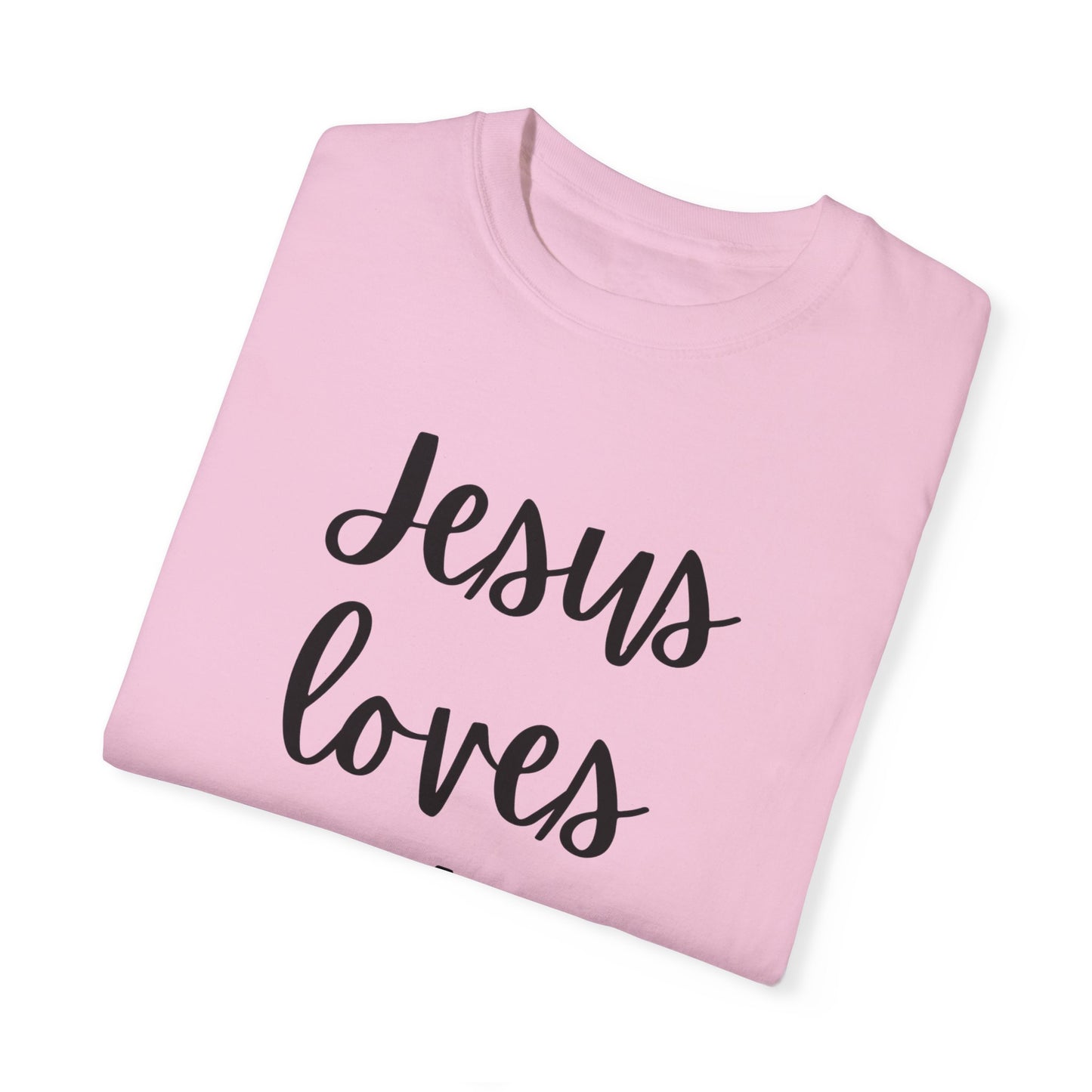 "Jesus Loves Lefties" Ladies Comfort Colors T-Shirt | Jesus Collection by Love Tiffany