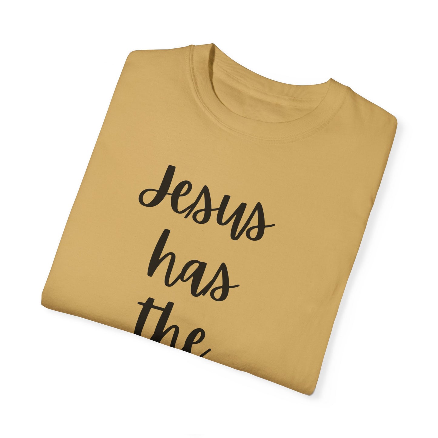 "Jesus Has The Wheel" Ladies Comfort Colors T-Shirt | Jesus Collection by Love Tiffany