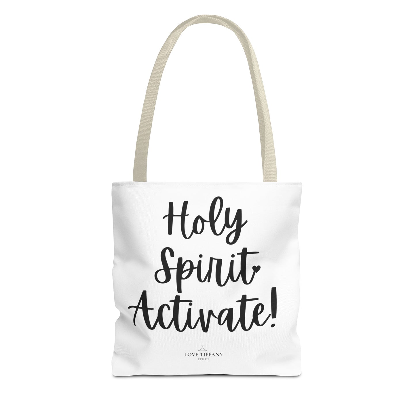 "Holy Spirit Activate" Tote Bag | Jesus Collection by Love Tiffany