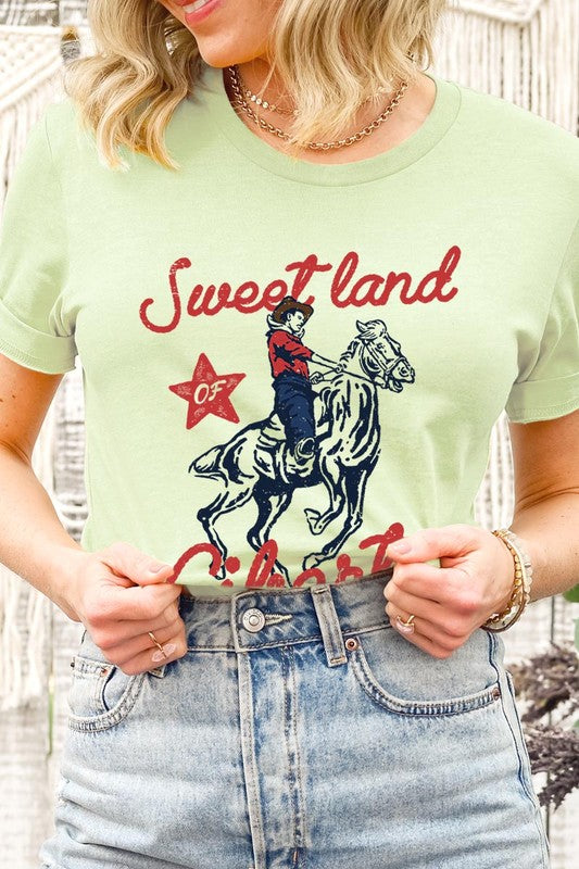 Sweet Land of Liberty - Short Sleeve Graphic T - CURVY