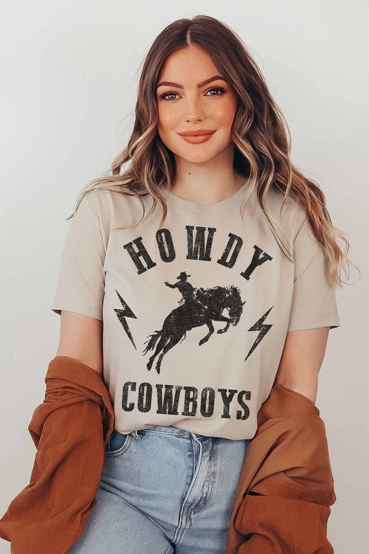 HOWDY COWBOYS GRAPHIC TEE
