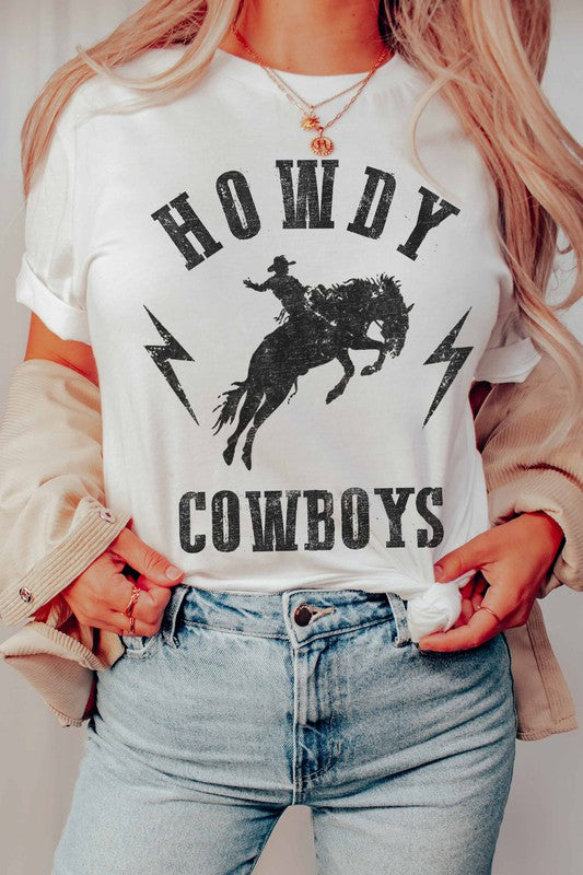 HOWDY COWBOYS GRAPHIC TEE
