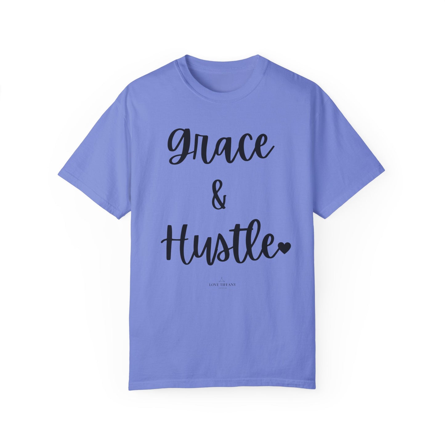 "Grace & Hustle" Ladies Comfort Colors T-Shirt | Jesus Collection by Love Tiffany