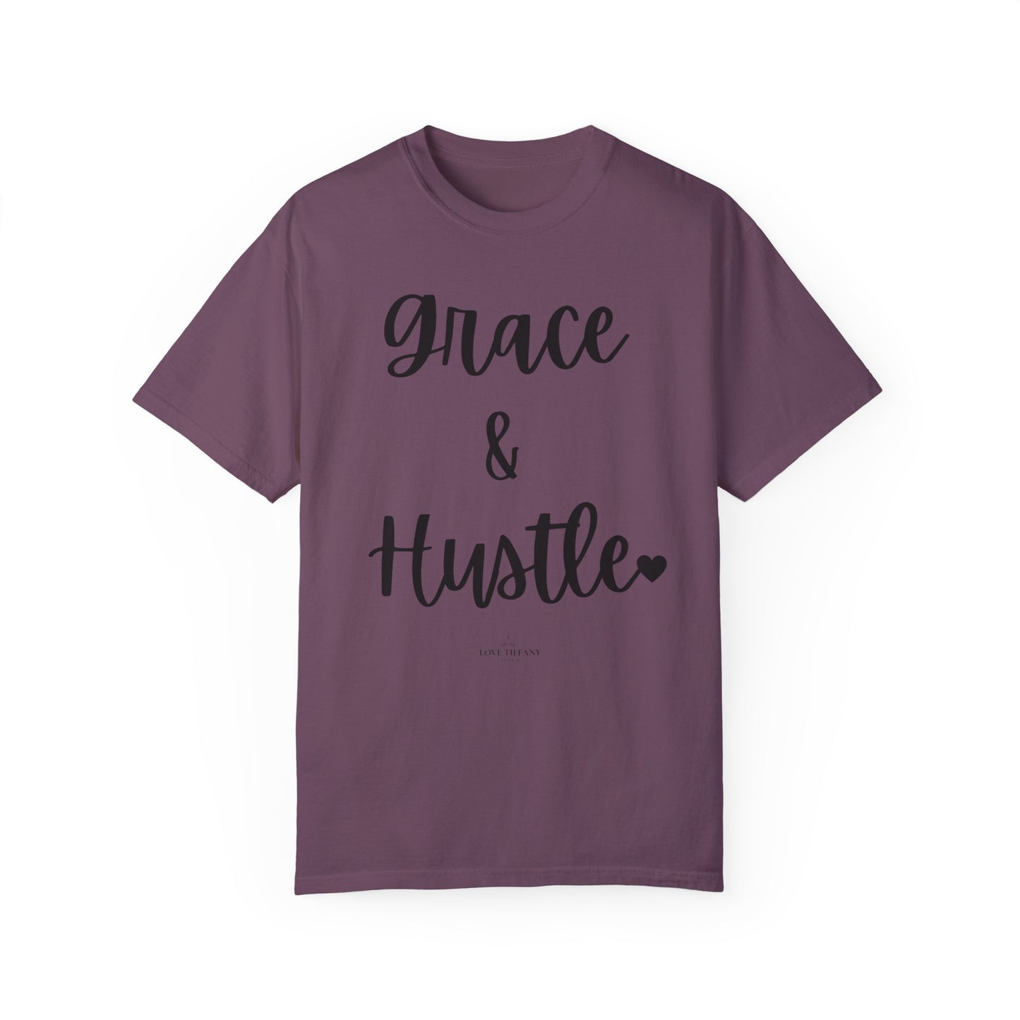 "Grace & Hustle" Ladies Comfort Colors T-Shirt | Jesus Collection by Love Tiffany