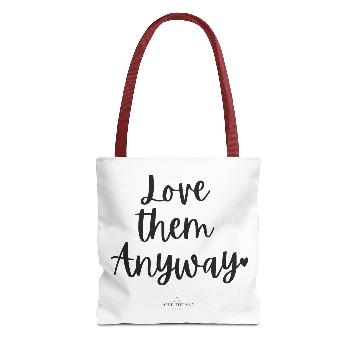 "Love Them Anyway" Tote Bag | Jesus Collection by Love Tiffany