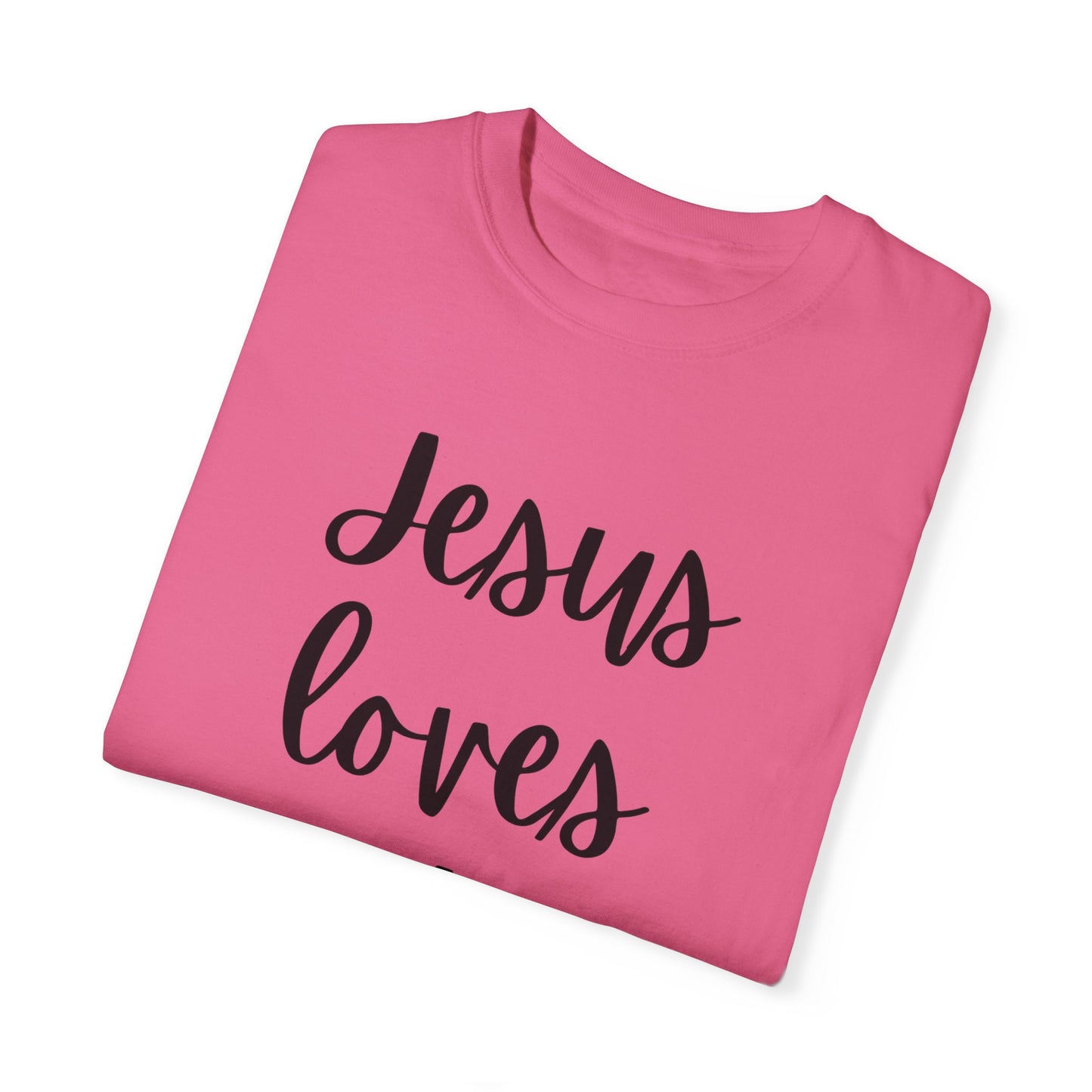 "Jesus Loves Lefties" Ladies Comfort Colors T-Shirt | Jesus Collection by Love Tiffany