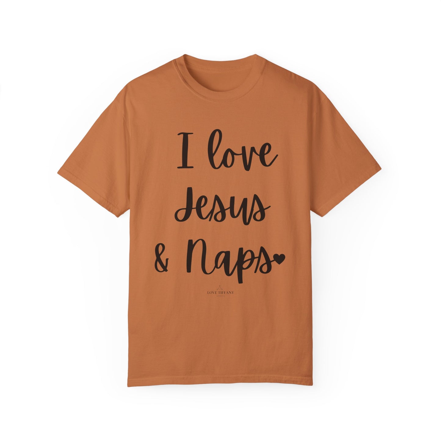 "I Love Jesus & Naps" Ladies Comfort Colors T-Shirt | Jesus Collection by Love Tiffany