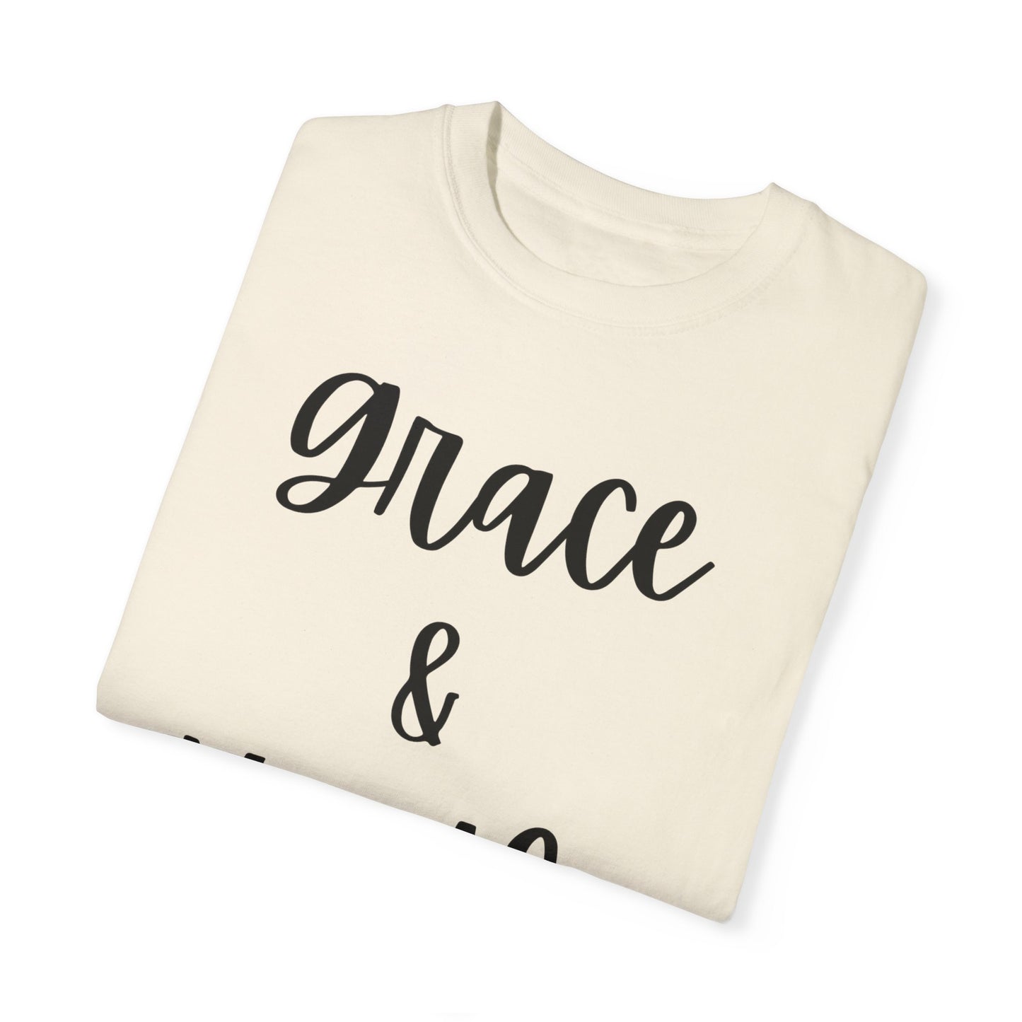 "Grace & Hustle" Ladies Comfort Colors T-Shirt | Jesus Collection by Love Tiffany