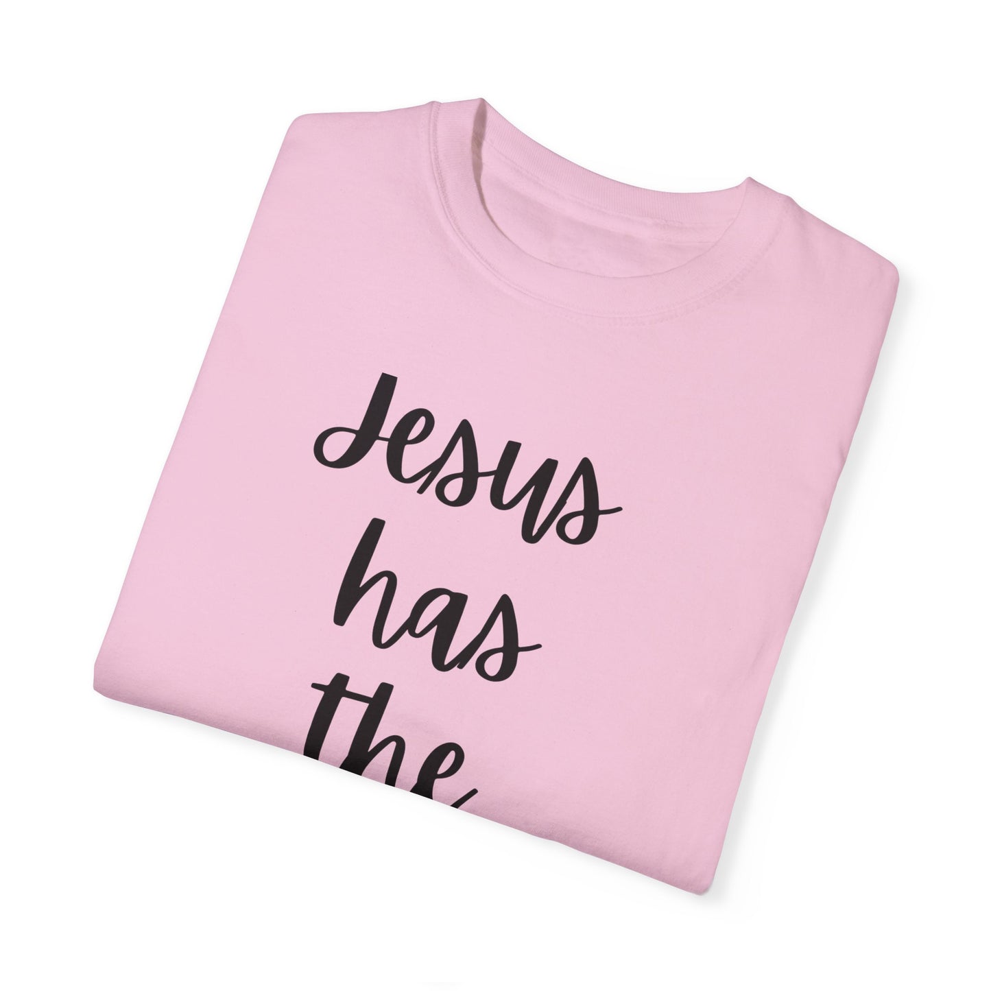 "Jesus Has The Wheel" Ladies Comfort Colors T-Shirt | Jesus Collection by Love Tiffany