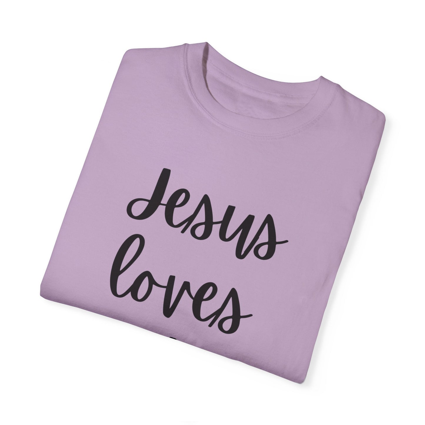"Jesus Loves Lefties" Ladies Comfort Colors T-Shirt | Jesus Collection by Love Tiffany