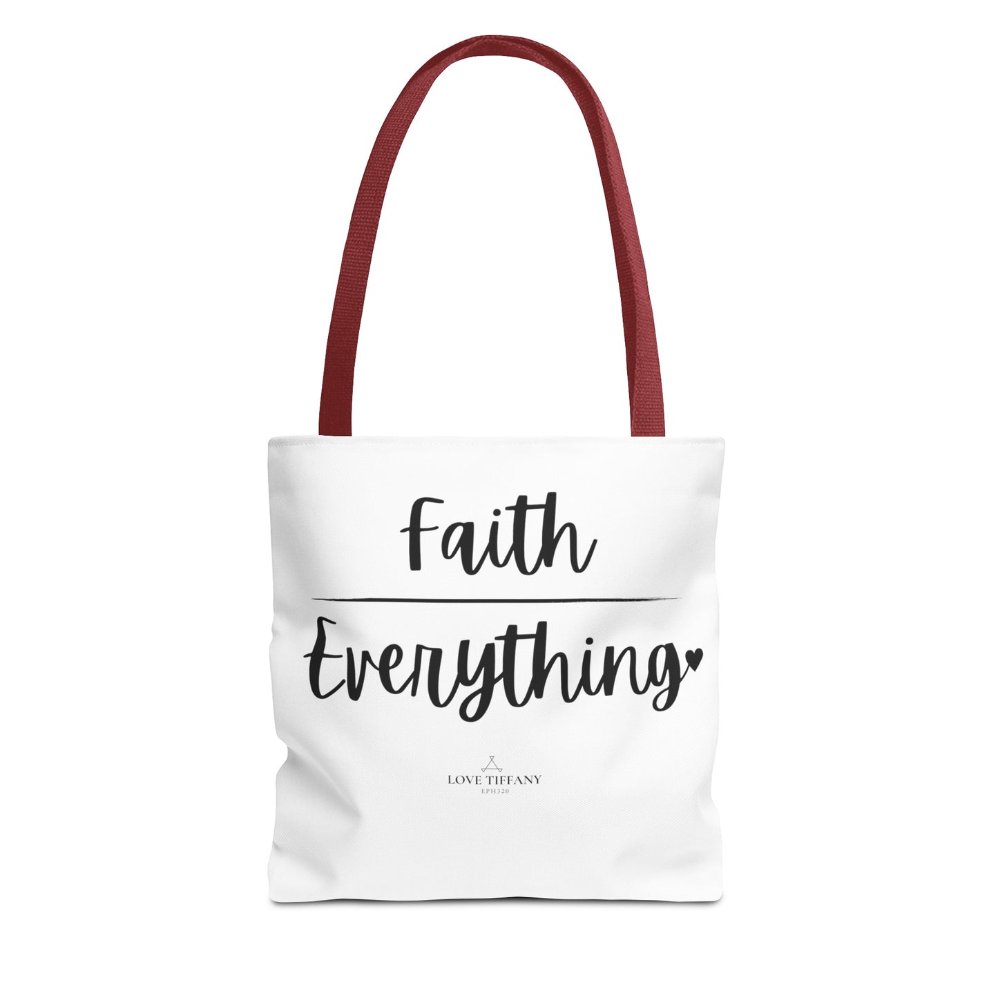 "Faith (Over) Everything" Tote Bag | Jesus Collection by Love Tiffany