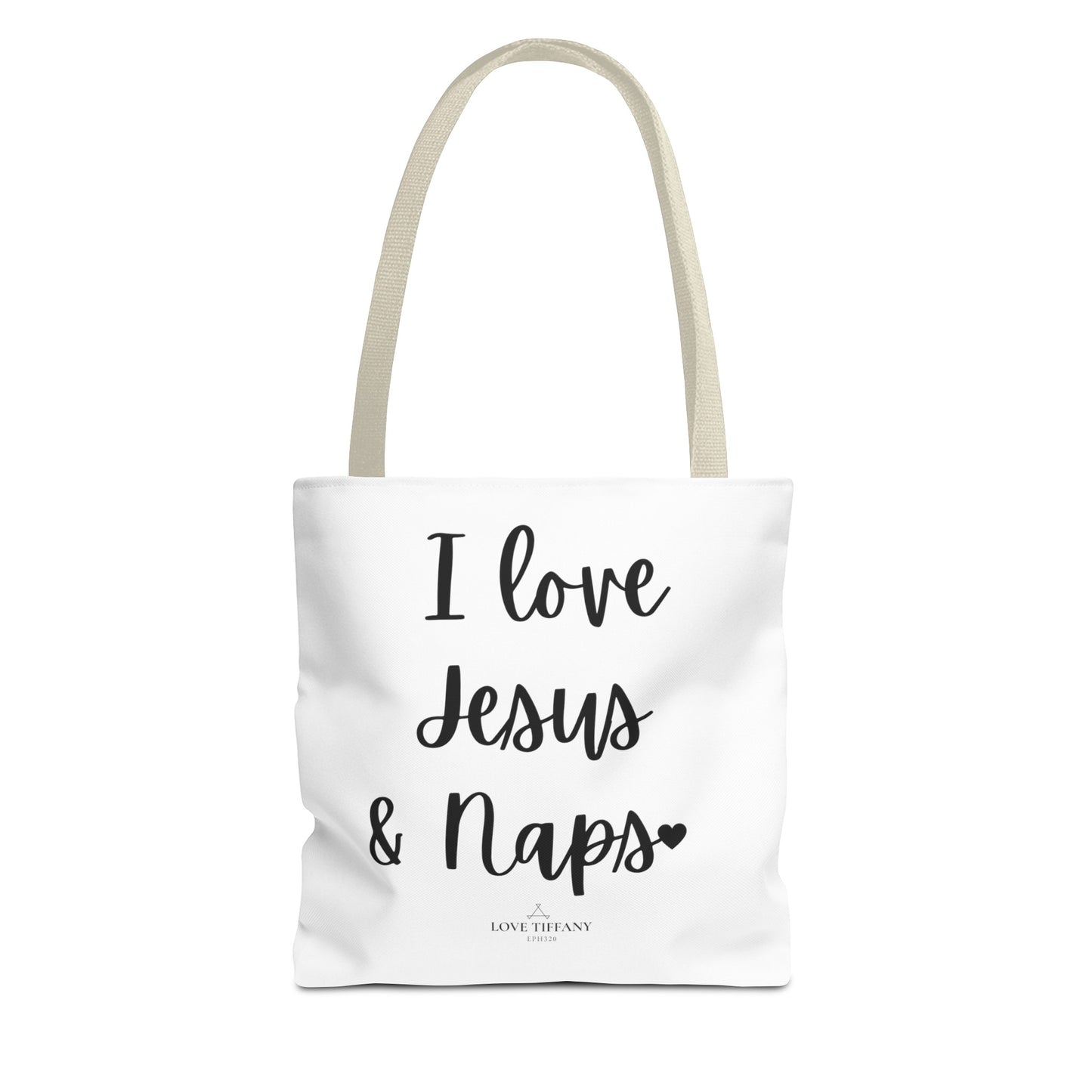 "I Love Jesus & Naps" Tote Bag | Jesus Collection by Love Tiffany