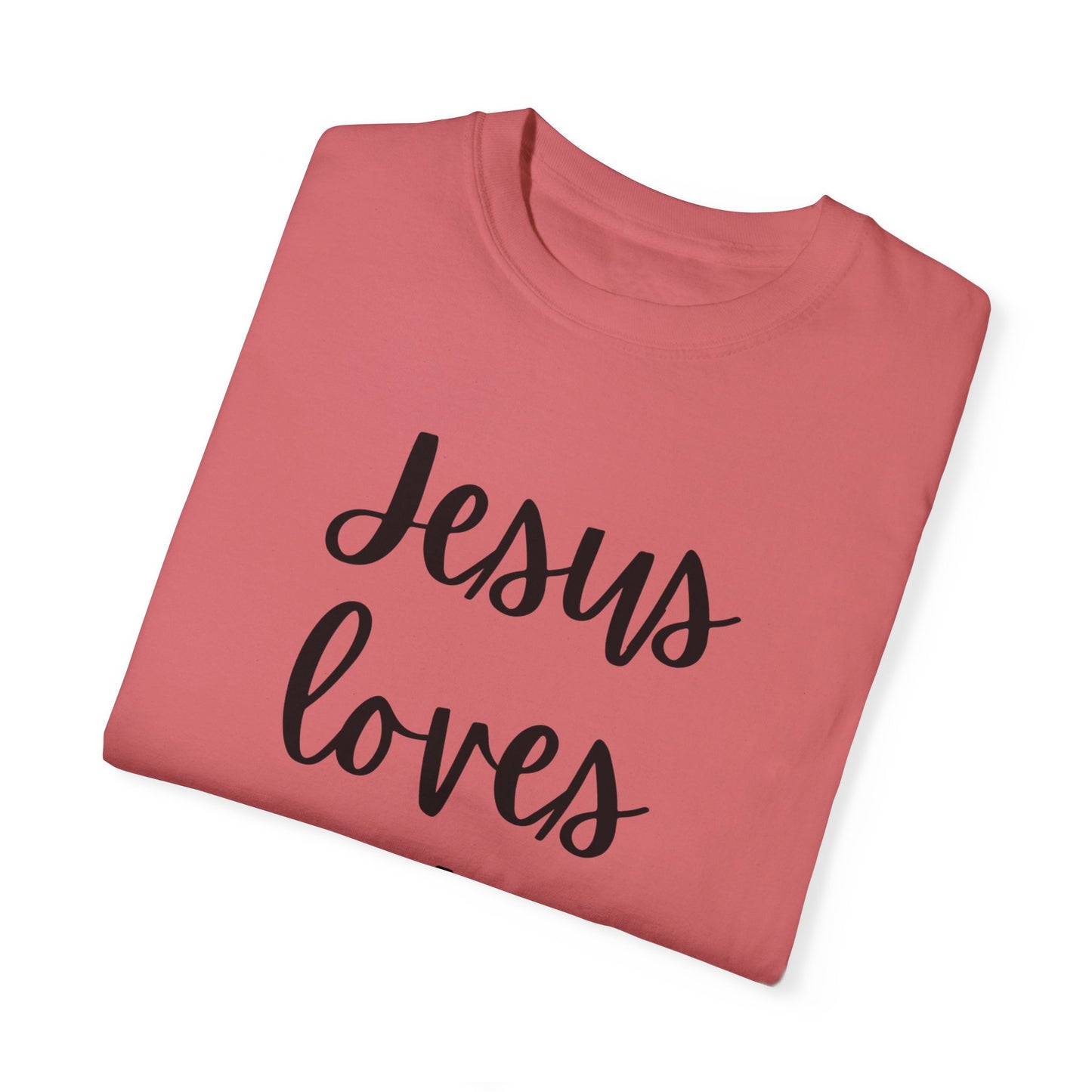 "Jesus Loves Lefties" Ladies Comfort Colors T-Shirt | Jesus Collection by Love Tiffany