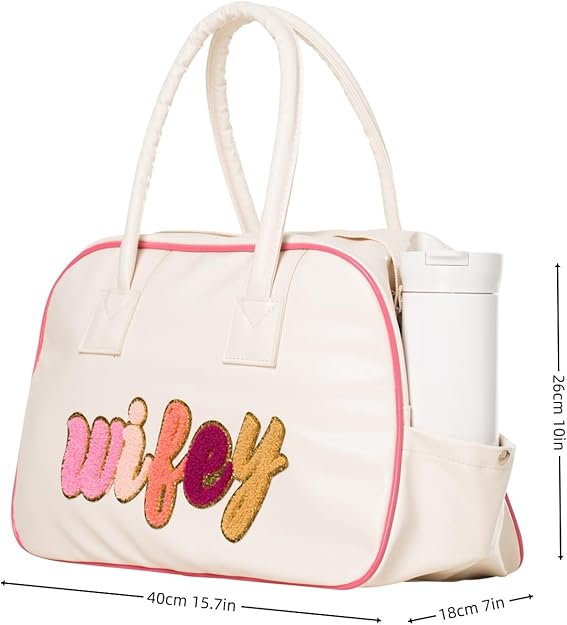 "Wifey" Vintage Duffel