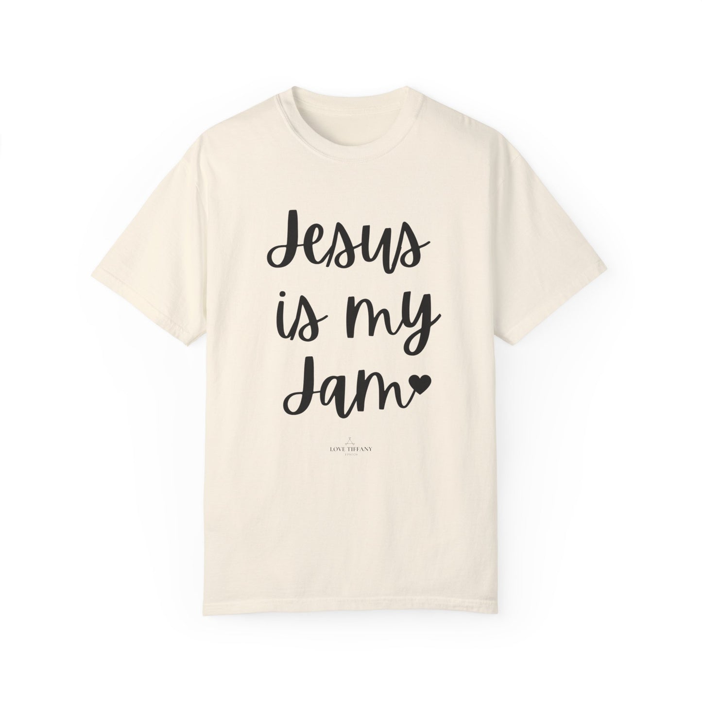 "Jesus is My Jam" Ladies Comfort Colors T-Shirt | Jesus Collection by Love Tiffany
