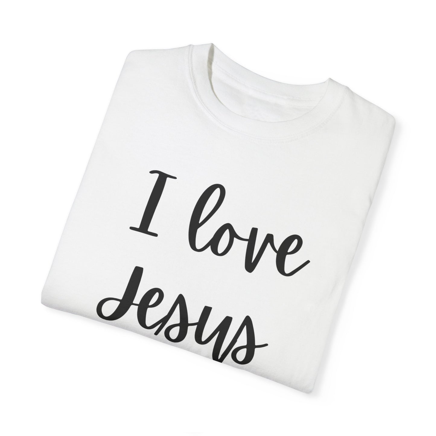 "I Love Jesus & Naps" Ladies Comfort Colors T-Shirt | Jesus Collection by Love Tiffany