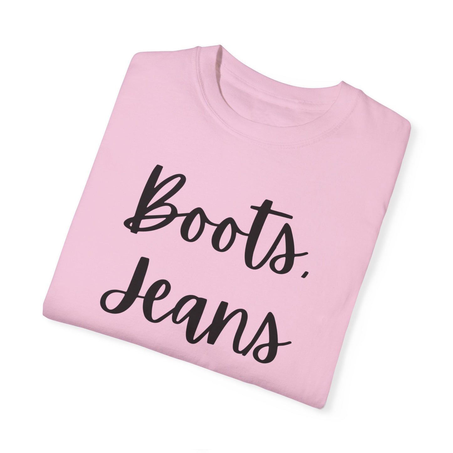 "Boots, Jeans & Jesus" Ladies Comfort Colors T-Shirt | Jesus Collection by Love Tiffany
