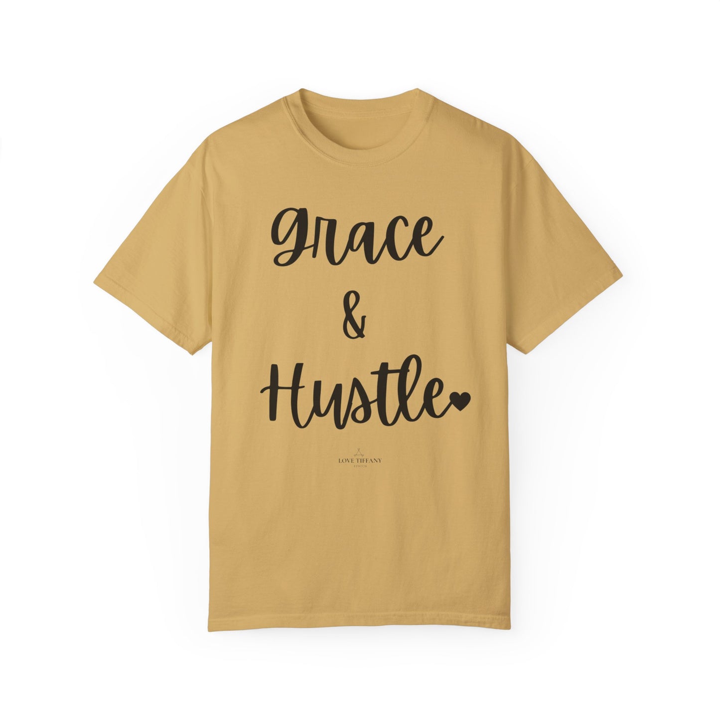 "Grace & Hustle" Ladies Comfort Colors T-Shirt | Jesus Collection by Love Tiffany