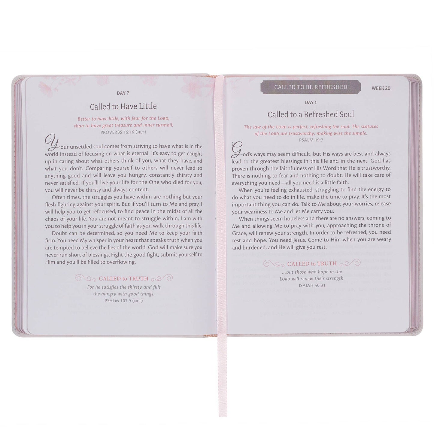 Devotional Walking in the Spirit Faux leather