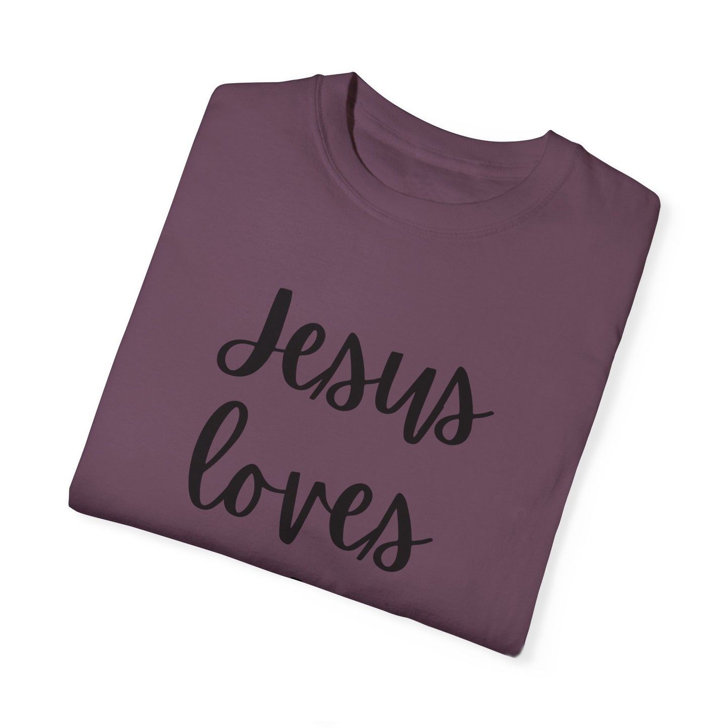 "Jesus Loves Lefties" Ladies Comfort Colors T-Shirt | Jesus Collection by Love Tiffany