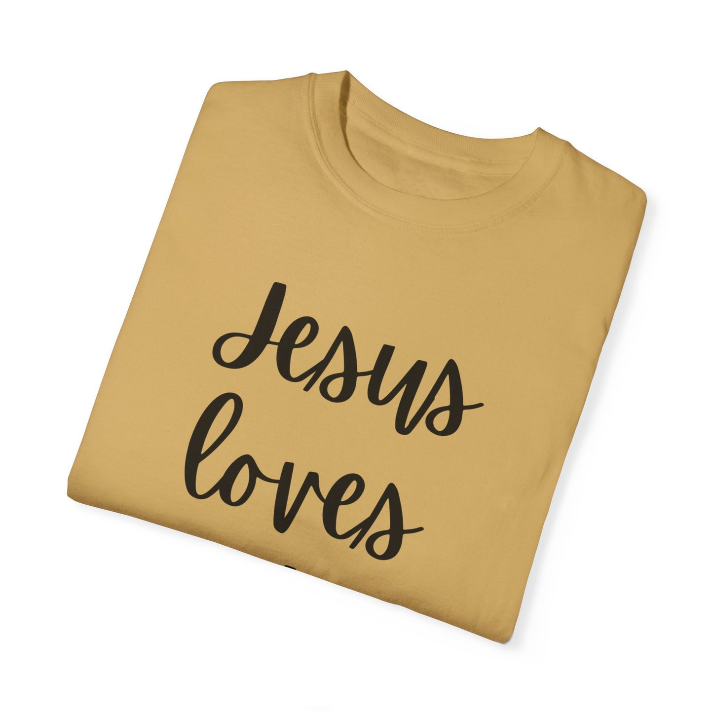 "Jesus Loves Lefties" Ladies Comfort Colors T-Shirt | Jesus Collection by Love Tiffany