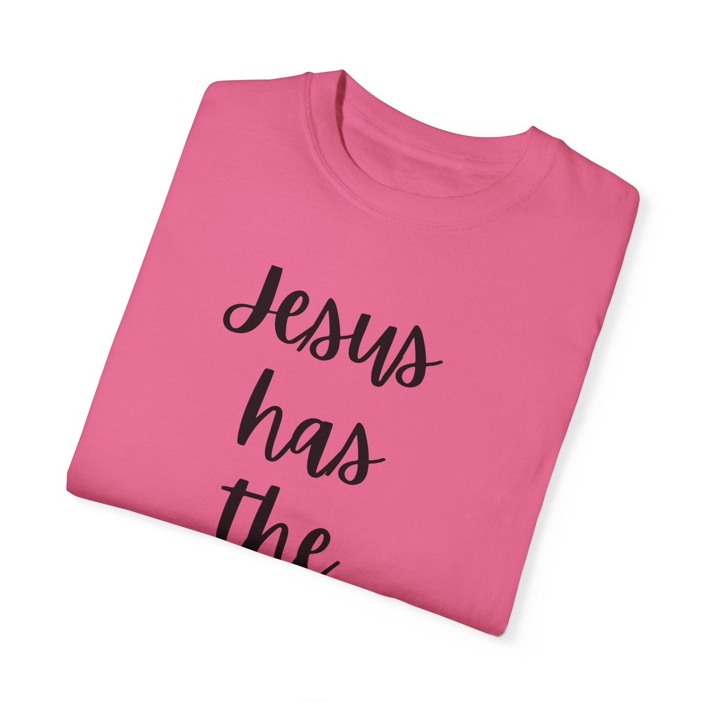 "Jesus Has The Wheel" Ladies Comfort Colors T-Shirt | Jesus Collection by Love Tiffany