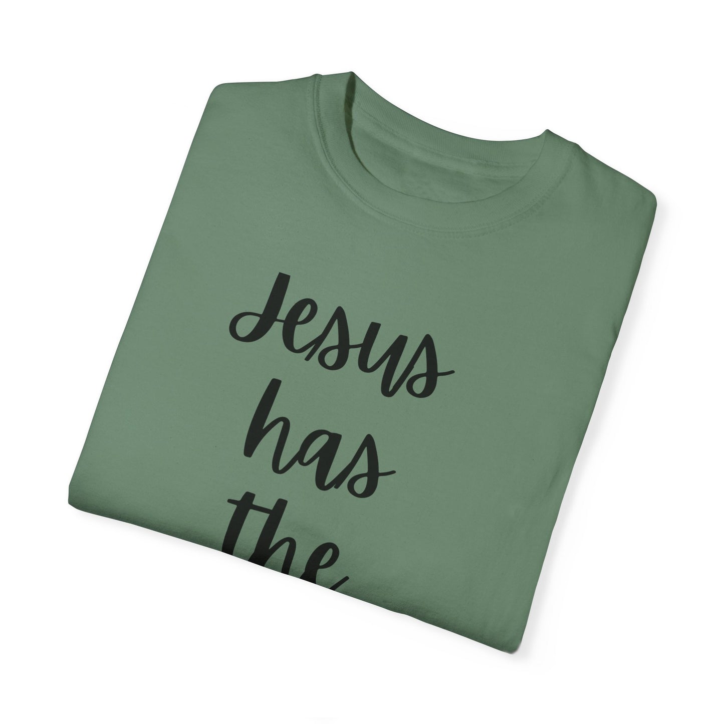 "Jesus Has The Wheel" Ladies Comfort Colors T-Shirt | Jesus Collection by Love Tiffany