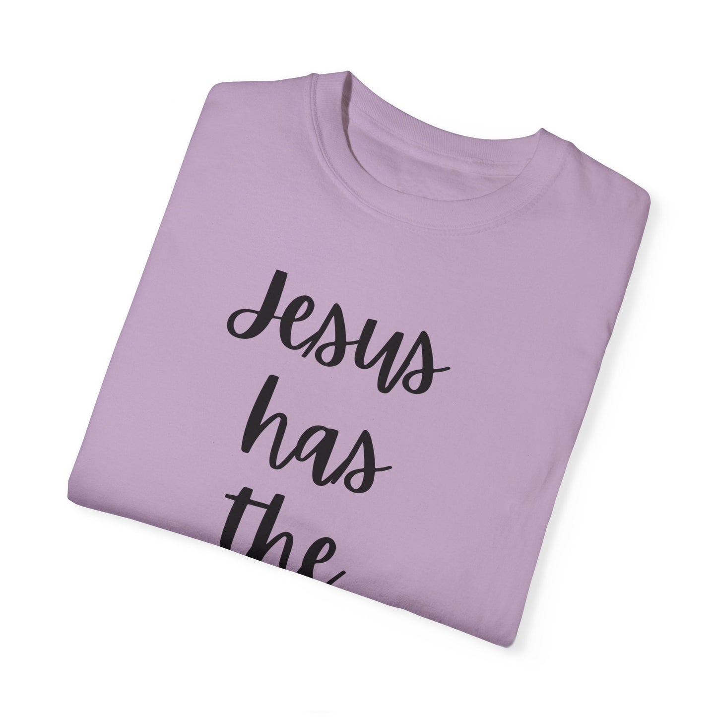 "Jesus Has The Wheel" Ladies Comfort Colors T-Shirt | Jesus Collection by Love Tiffany